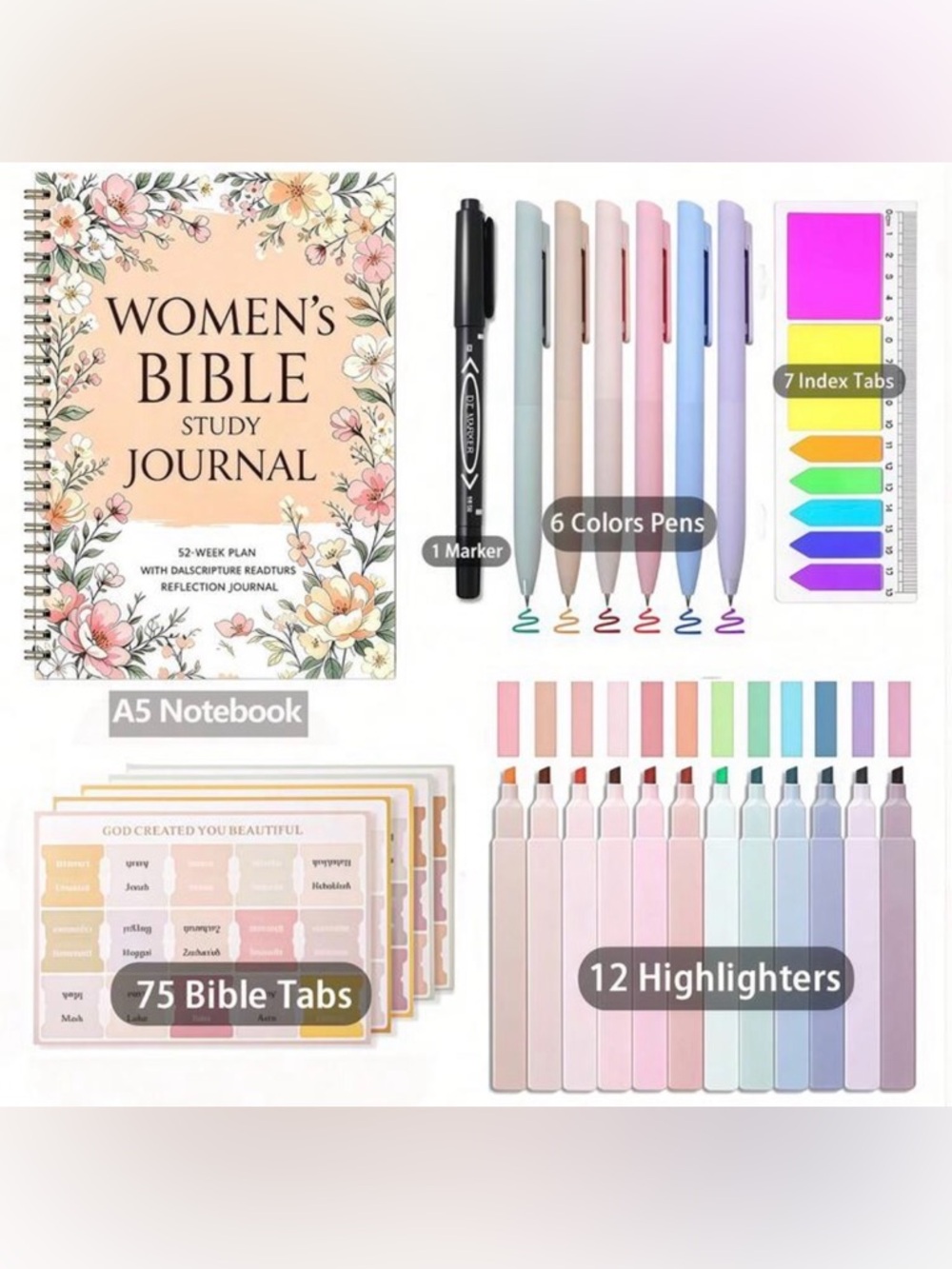 Women's Bible Study Journal Set
